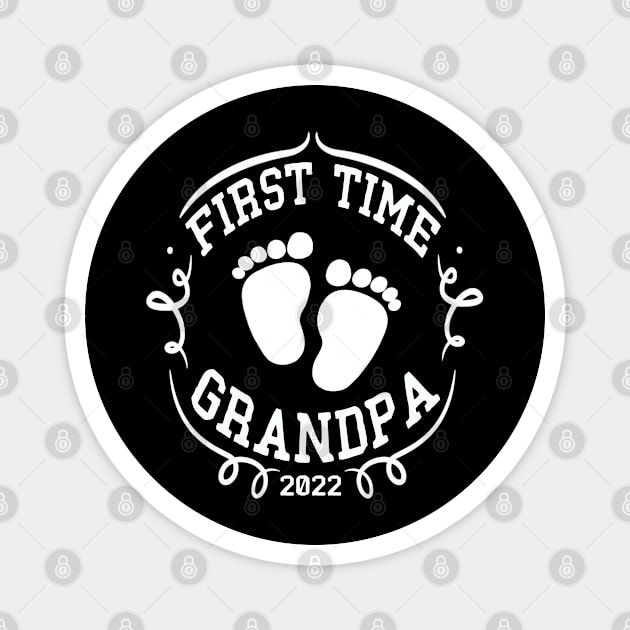 first time grandpa 2022 Magnet by Leosit